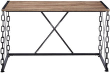 Brown And Black Oak Wood Computer Desk 48