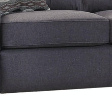 Gray Linen Loveseat - 50