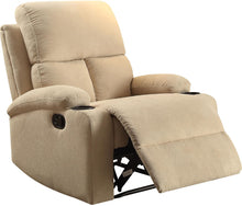 Blue Linen Fabric Recliner - 32