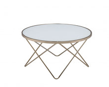 Frosted Glass Champagne Coffee Table 34