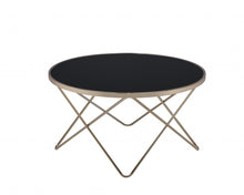 Frosted Glass Champagne Coffee Table 34