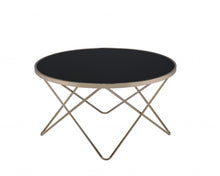 Frosted Glass Champagne Coffee Table 34