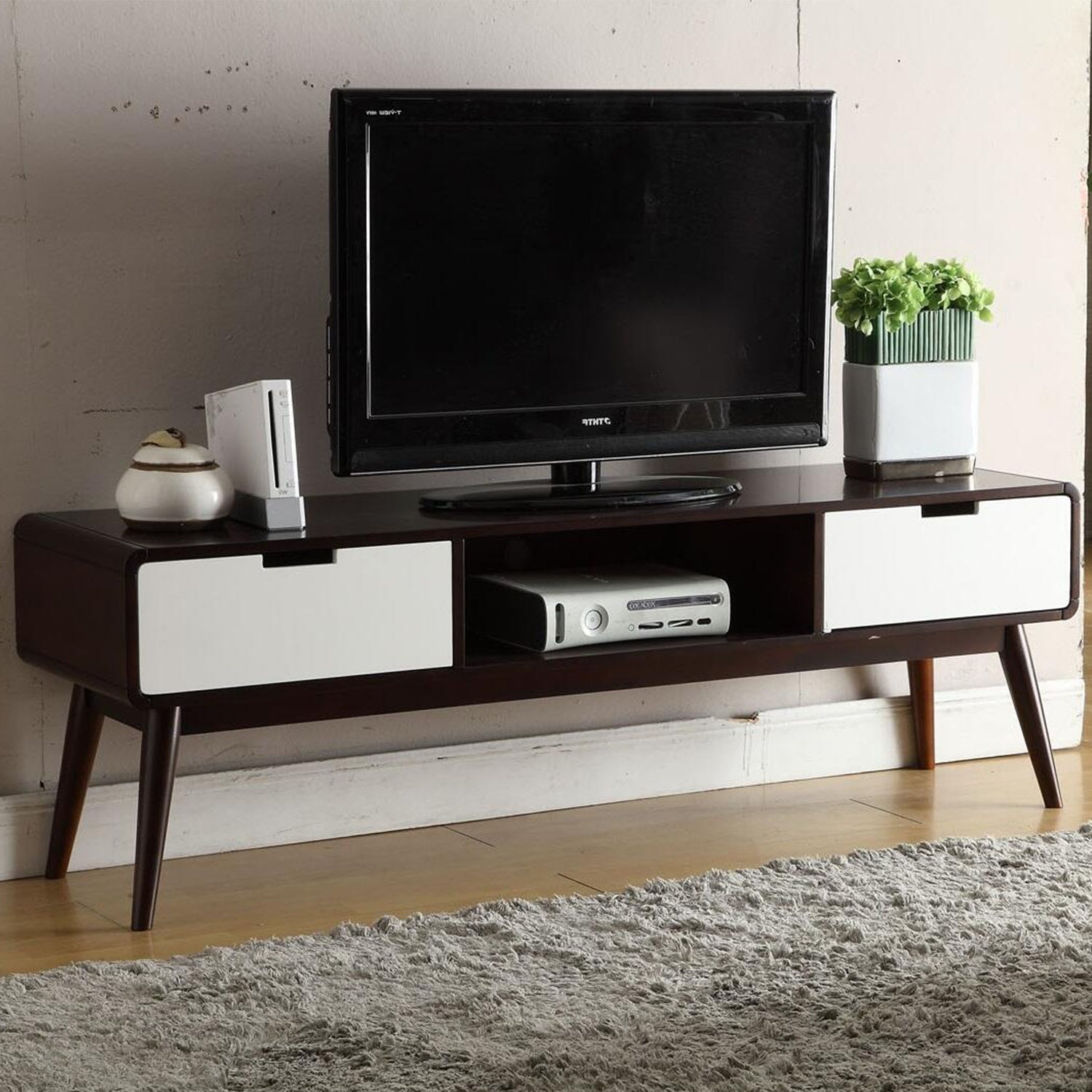 Mueble Tv Mdf Roble Rústico 59" X 15" X 19"