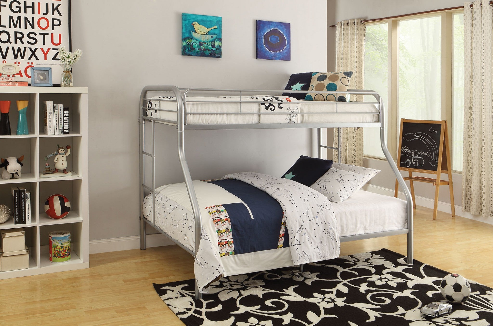 Twin Black Bed With Mattress