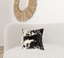 Black And White Cowhide Pillow - 18
