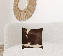 Black And White Cowhide Pillow - 18