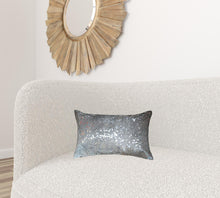 Black Cowhide Pillow - 12