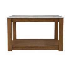 Natural And Natural Brown Solid Manufactured Wood Square Coffee Table 30