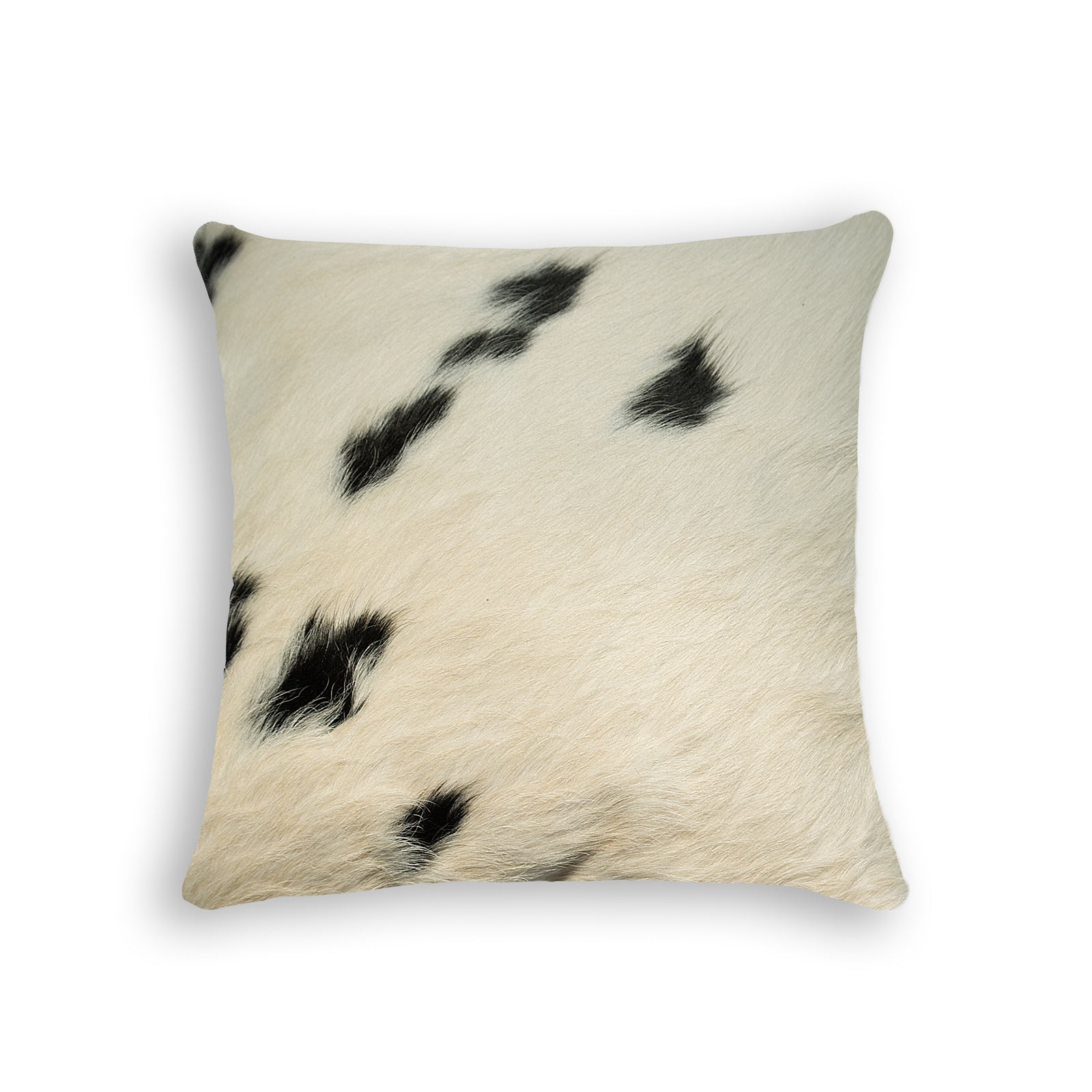 18" X 18" X 5" Yellow Cowhide  Pillow