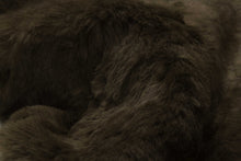 2' X 3' Brown  Natural Sheepskin Single Short Haired Area Rug