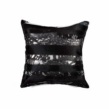 Black And Silver  Pillow - 18