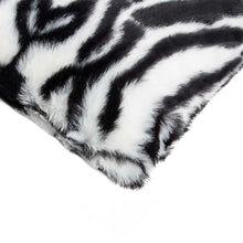 Denton Zebra Black And White Faux Pillow 2 Pack - 18