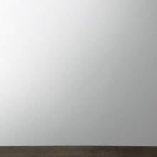 Gray Oak Wooden Rectangular Mirror