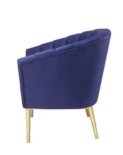 Silla decorativa azul de 32