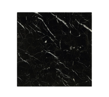 White Marble And Gold Geometric End Table