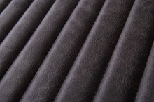 Sillón moderno ergonómico de piel sintética gris