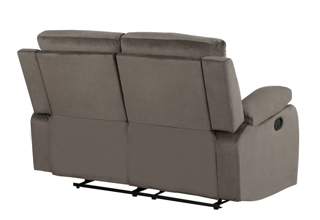 Modern Brow Fabric Sofa Set 120"