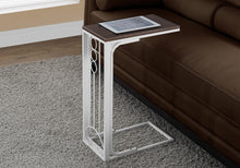 Cherrywhite Top And Metal Base Accent Table - 16