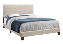 Grey Linen Queen Size Bed - 64.25