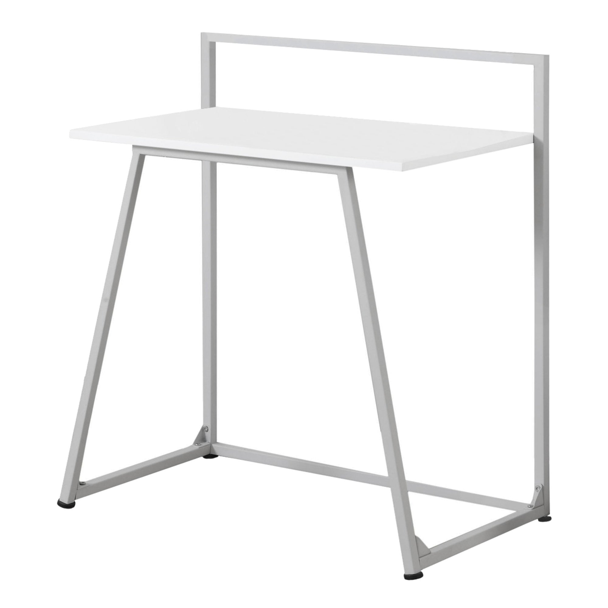 18" White Rectangular Computer Desk