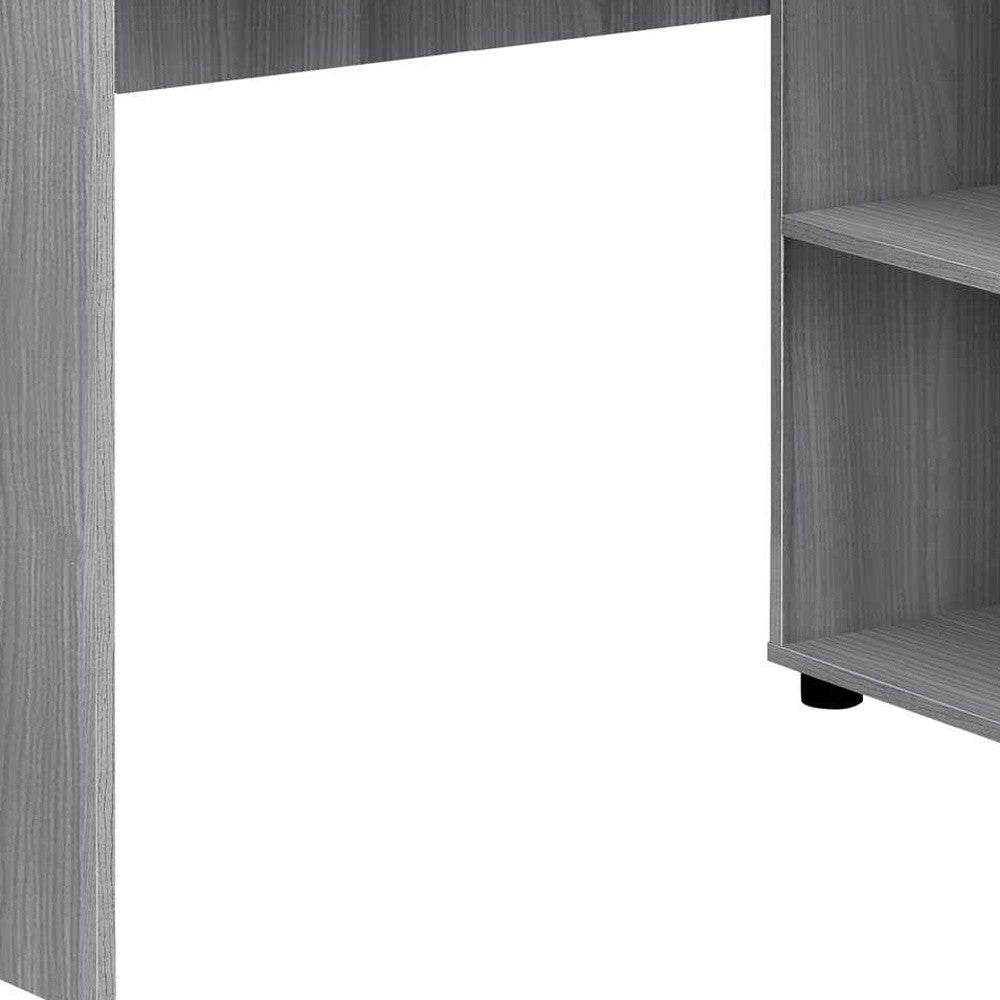 29.5" Particle Board And Laminate Computer Desk With A Storage Cabinet