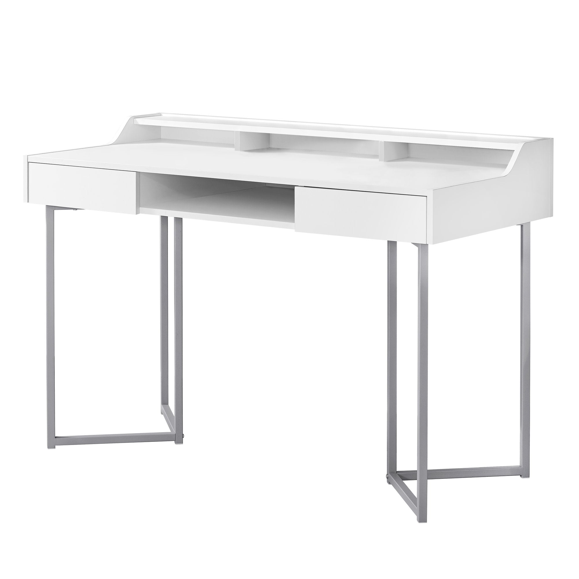22" Taupe Rectangular Writing Desk