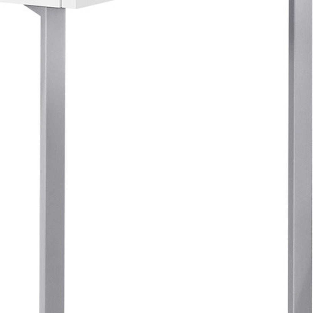 22" Taupe Rectangular Writing Desk