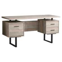 Modern Rustic 3 Drawer Computer Desk 60