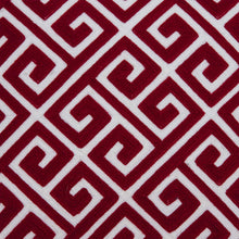 Funda de almohada de algodón rojo y blanco de transición de 20