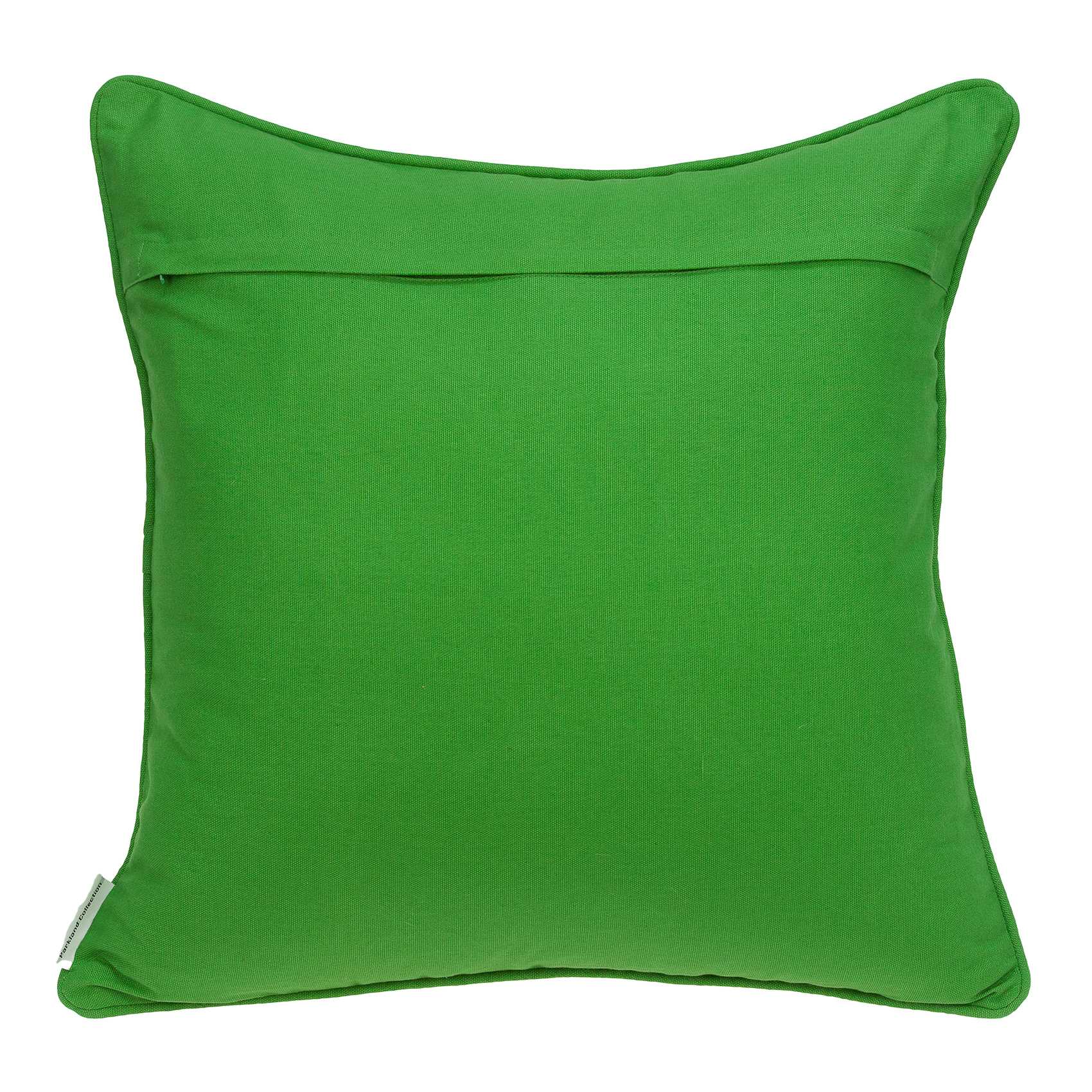 20" x 7" x 20" funda de almohada verde y blanca de transición con inserto de poliéster