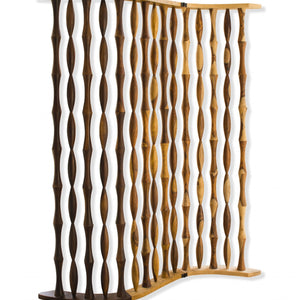 Natural Brown Wood  Screen 59 x 3 x 74