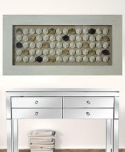 27 X 3 X 24 Grey Wood And Glass - Shadow Box