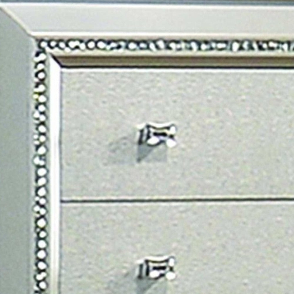 18" X 38" X 54" Champagne Wood Chest