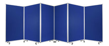 106 X 1 X 71 Blue Metal And Fabric - Screen