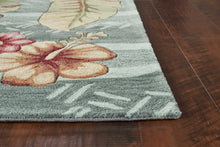 5' X 7' 6 Polyester Seafoam Area Rug