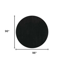 Espresso Brown Round Indoor Shag Rug 8'