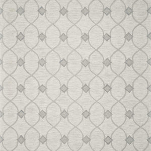 8'X10' Ivory Hand Tufted Ogee Indoor Area Rug