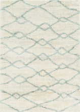 9'X13' Ivory Grey Machine Woven Chain Link Indoor Area Rug
