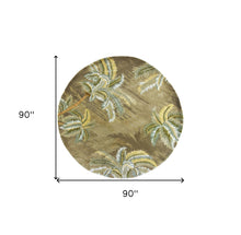 5' X 8'  Wool Moss Area Rug