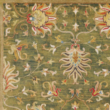 8' X 10' 6 Wool Emerald Green Area Rug