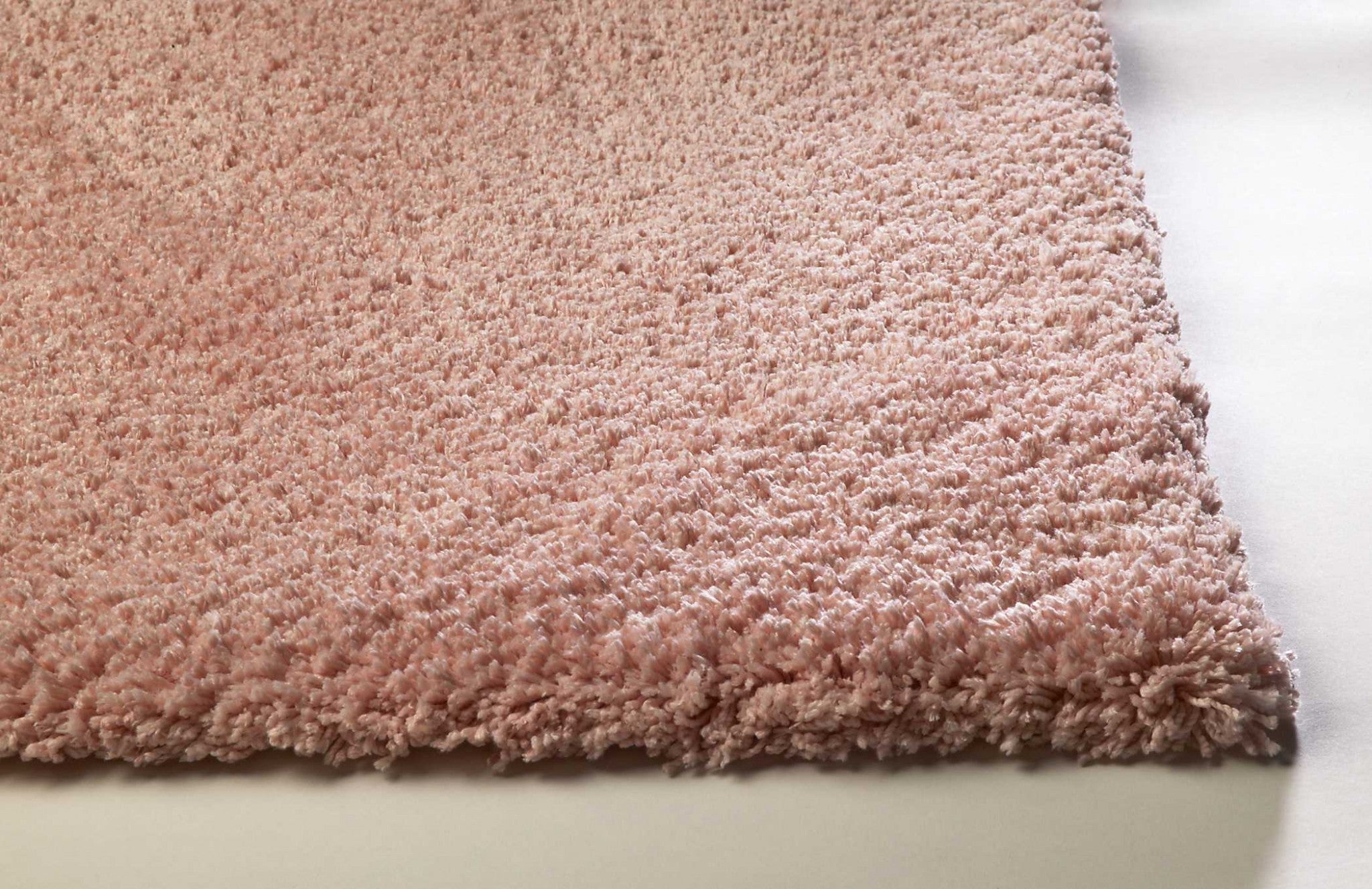 Round  Polyester Rose Pink Area Rug 8'