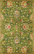 8' X 10' 6 Wool Emerald Green Area Rug