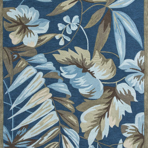 3' X 5' Polyester Ocean Area Rug