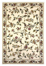 Ivory Machine Woven Floral Vines Indoor Area Rug - 10'x 13'