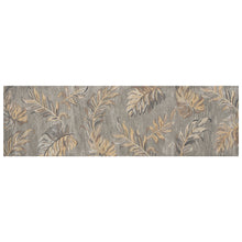 5'X8' Grey Hand Tufted Tropical Palms Indoor Area Rug