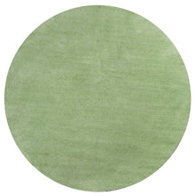 8' Spearmint Green Round Indoor Shag Rug