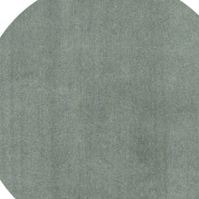 8' Round  Polyester Slate Area Rug