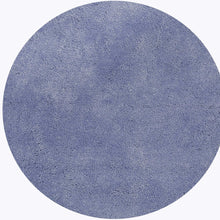 8' Round  Polyester Purple Area Rug