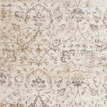 5' X 8' Beige Floral Vines Area Rug