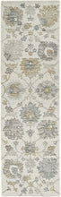 Ivory Machine Woven Floral Vines Indoor Area Rug - 10'x 13'